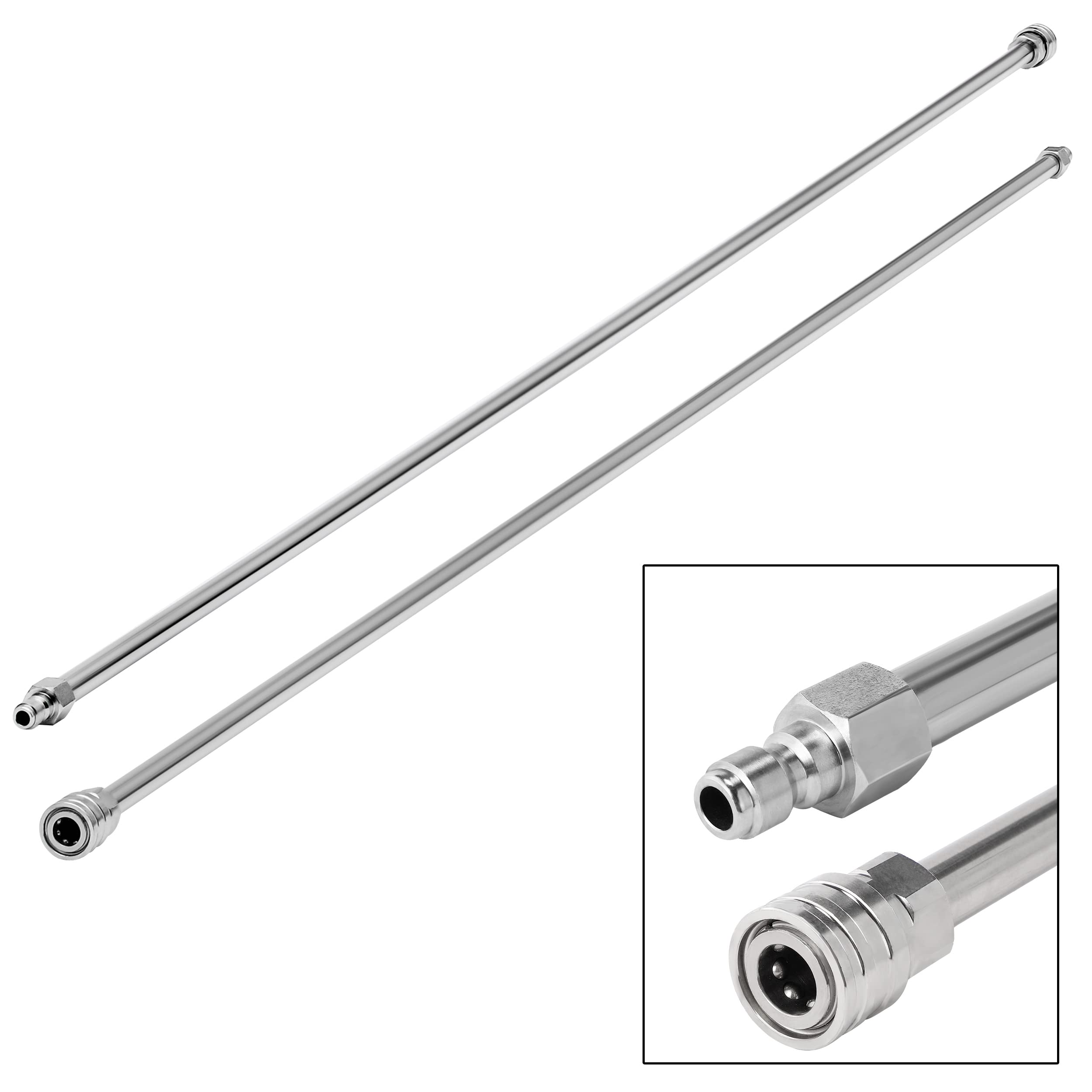 RIDGE WASHER paquete frontal con dos varas de 60 pulgadas, alcance ampliado