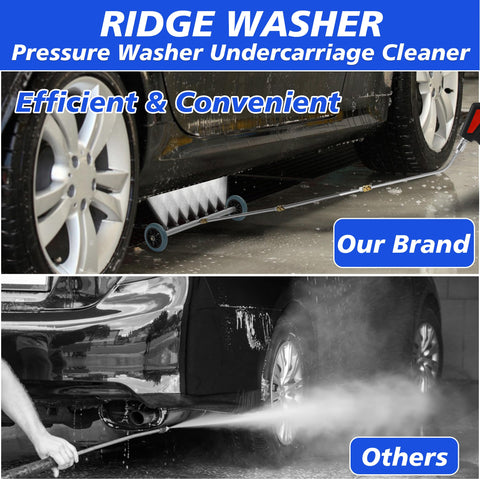 RIDGE WASHER ruedas caster que facilitan el desplazamiento bajo el vehículo