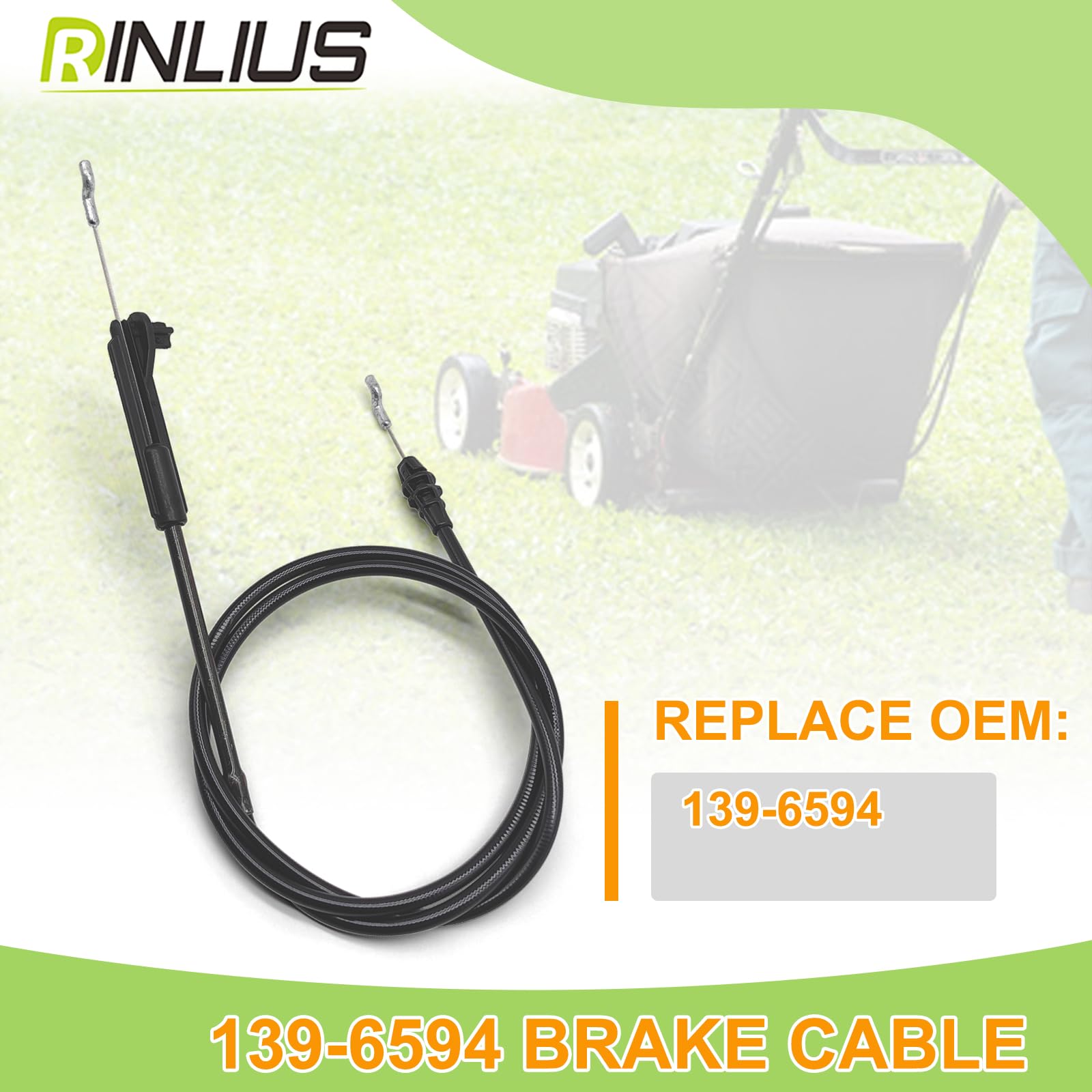 Rinlius cable instalado en cortacésped Toro mostrando seguridad funcional