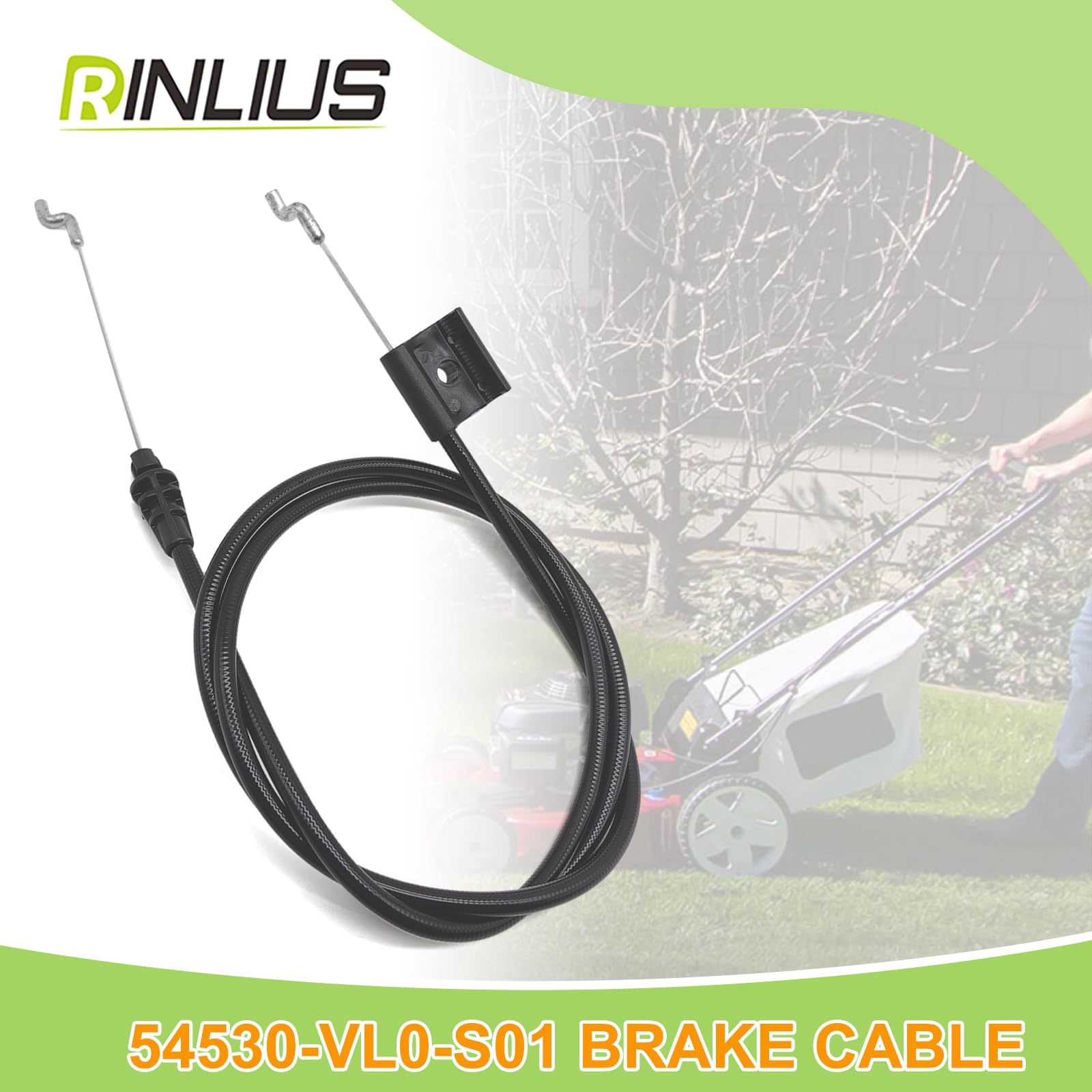 Comparación de tamaño del cable Rinlius frente a una regla para confirmar longitudes
