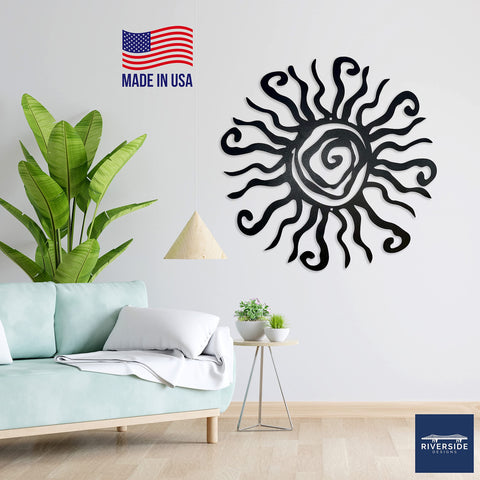 Riverside Designs sol en pared nocturna crea ambiente acogedor