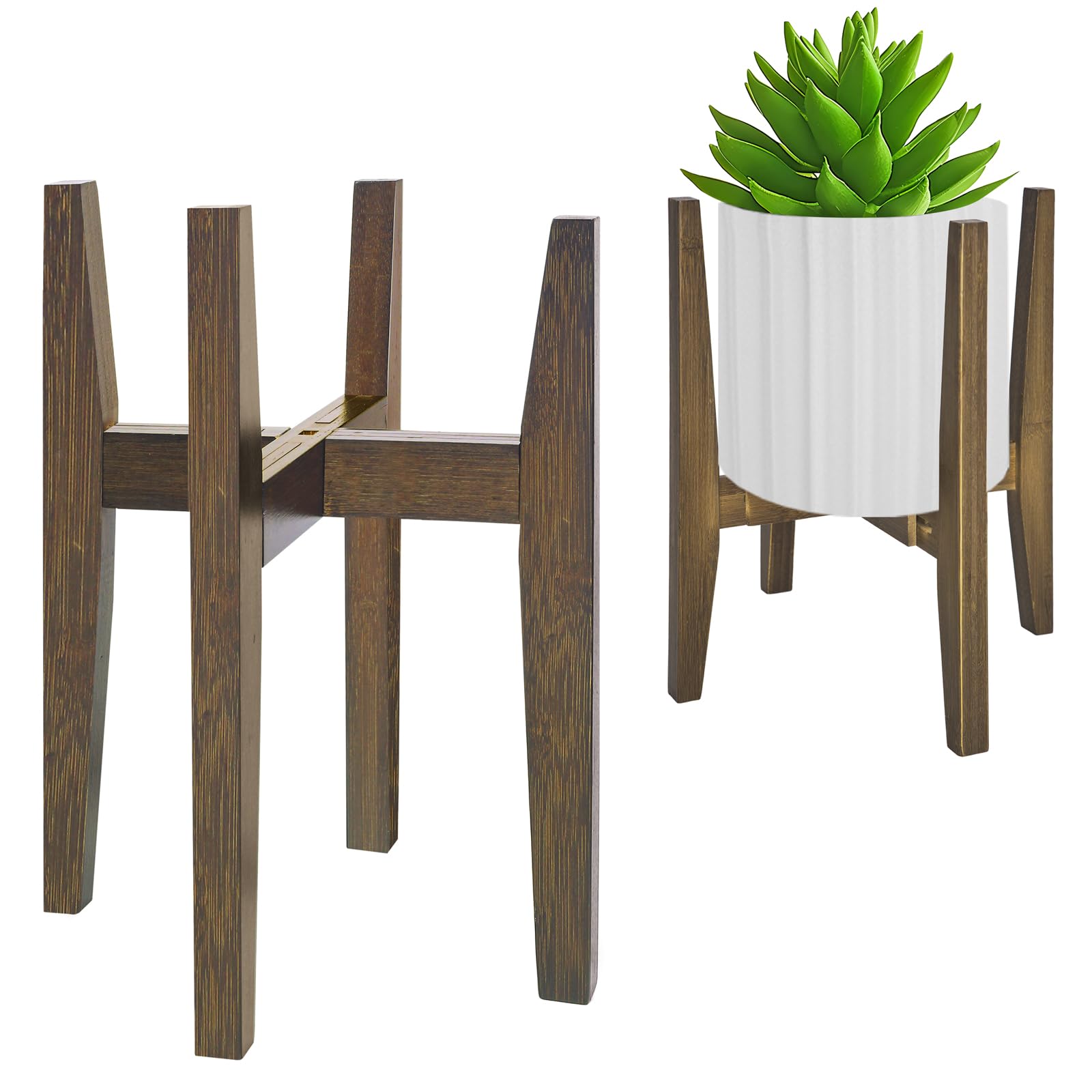 Rnined soporte frontal de piso mostrando estilo y soporte estable