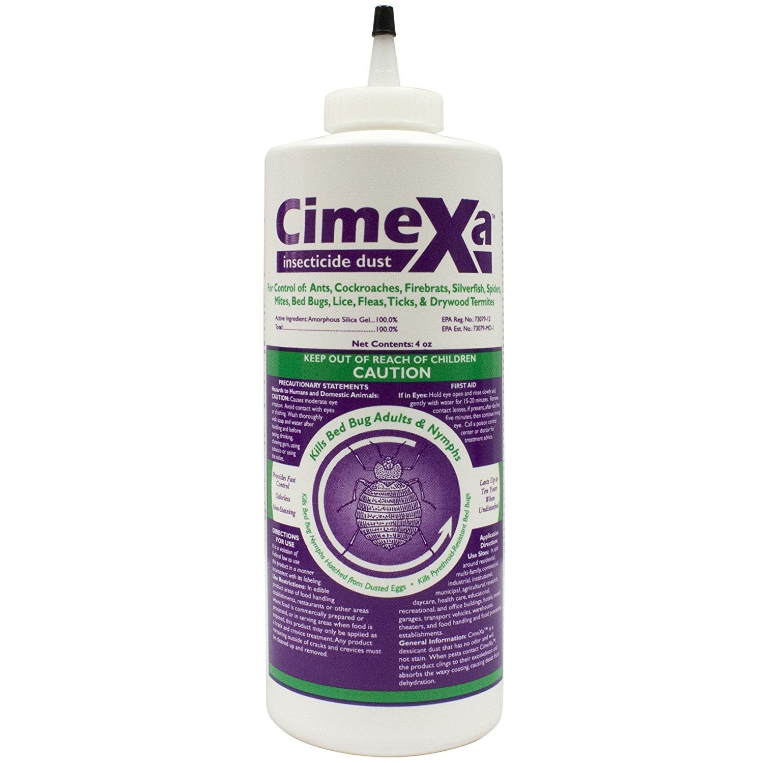 Rockwell Labs cimexa envase frontal mostrando tamaño y uso seguro