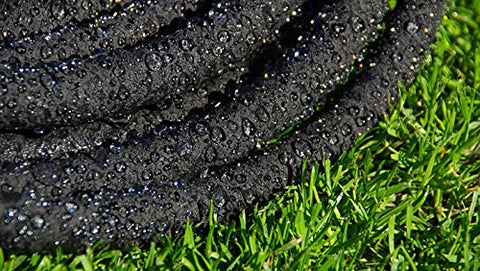 Rocky Mountain Goods detalle de textura de caucho reforzado que demuestra resistencia y longevidad