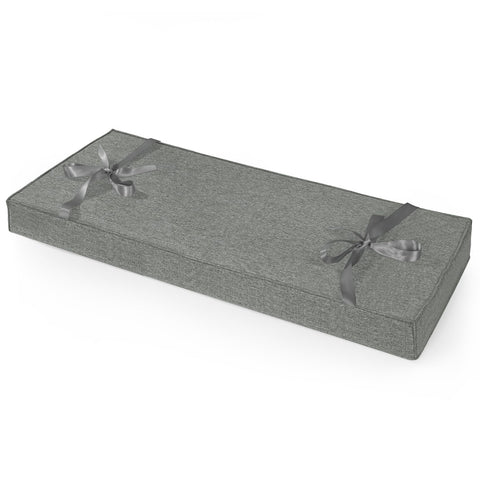 ROFIELTY vista frontal del cojín gris oscuro, aspecto elegante y práctico