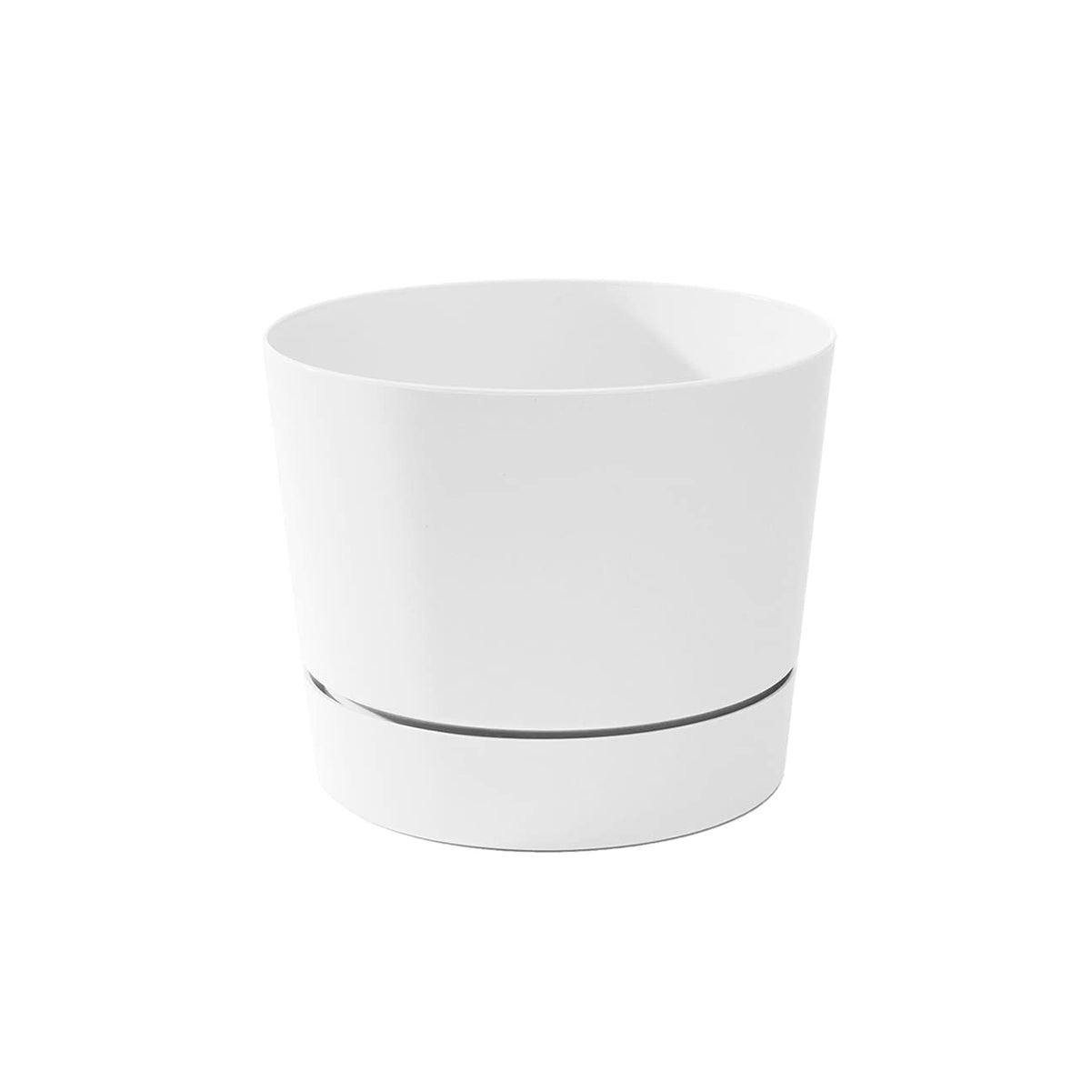 Root & Vessel vista frontal de la maceta Majestic 10.5" con acabado mate protegiendo superficies