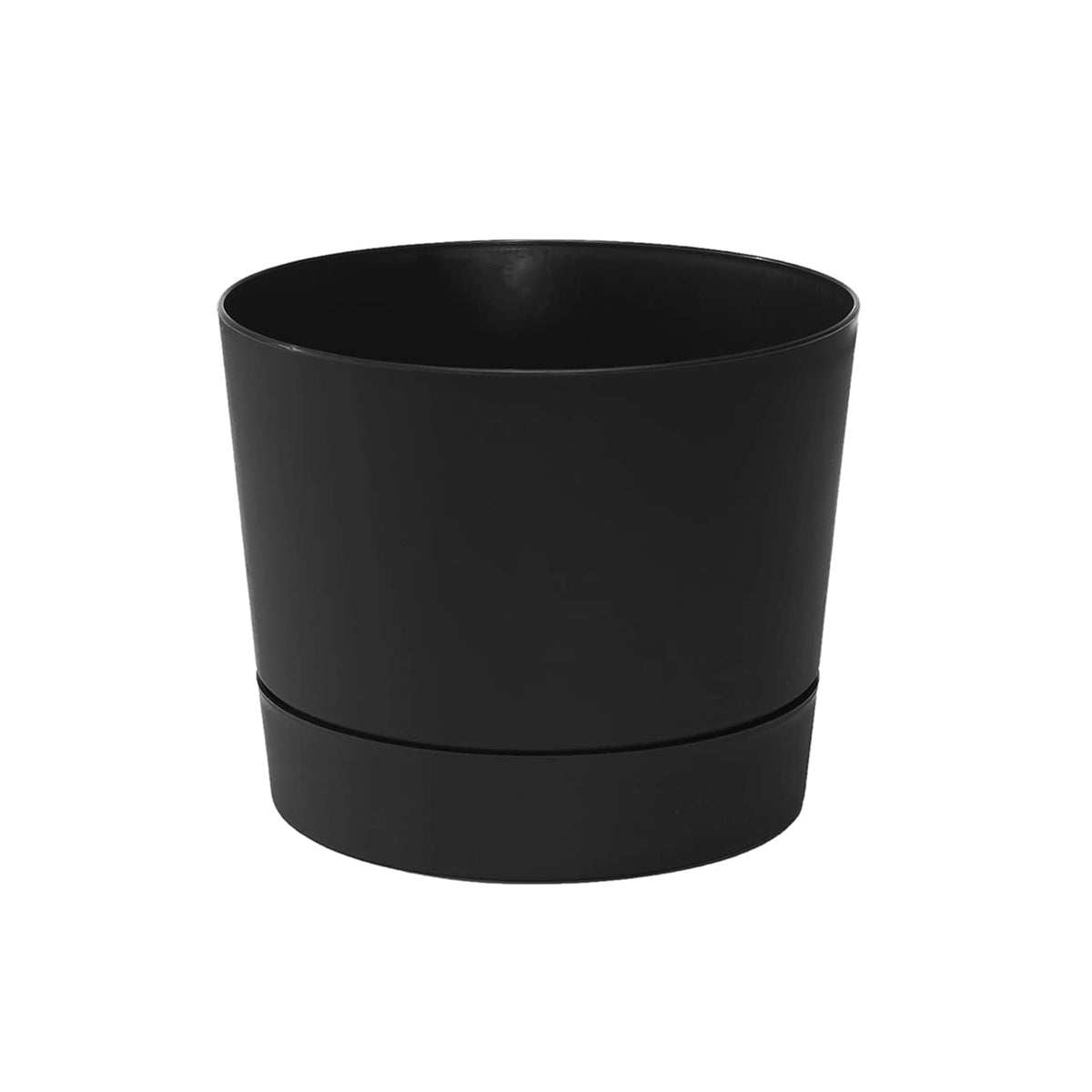 Root & Vessel vista frontal de la maceta mate y perfil limpio, aporta estilo