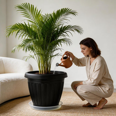 RooTrimmer plato en terraza estilo decorativo y funcionalidad exterior