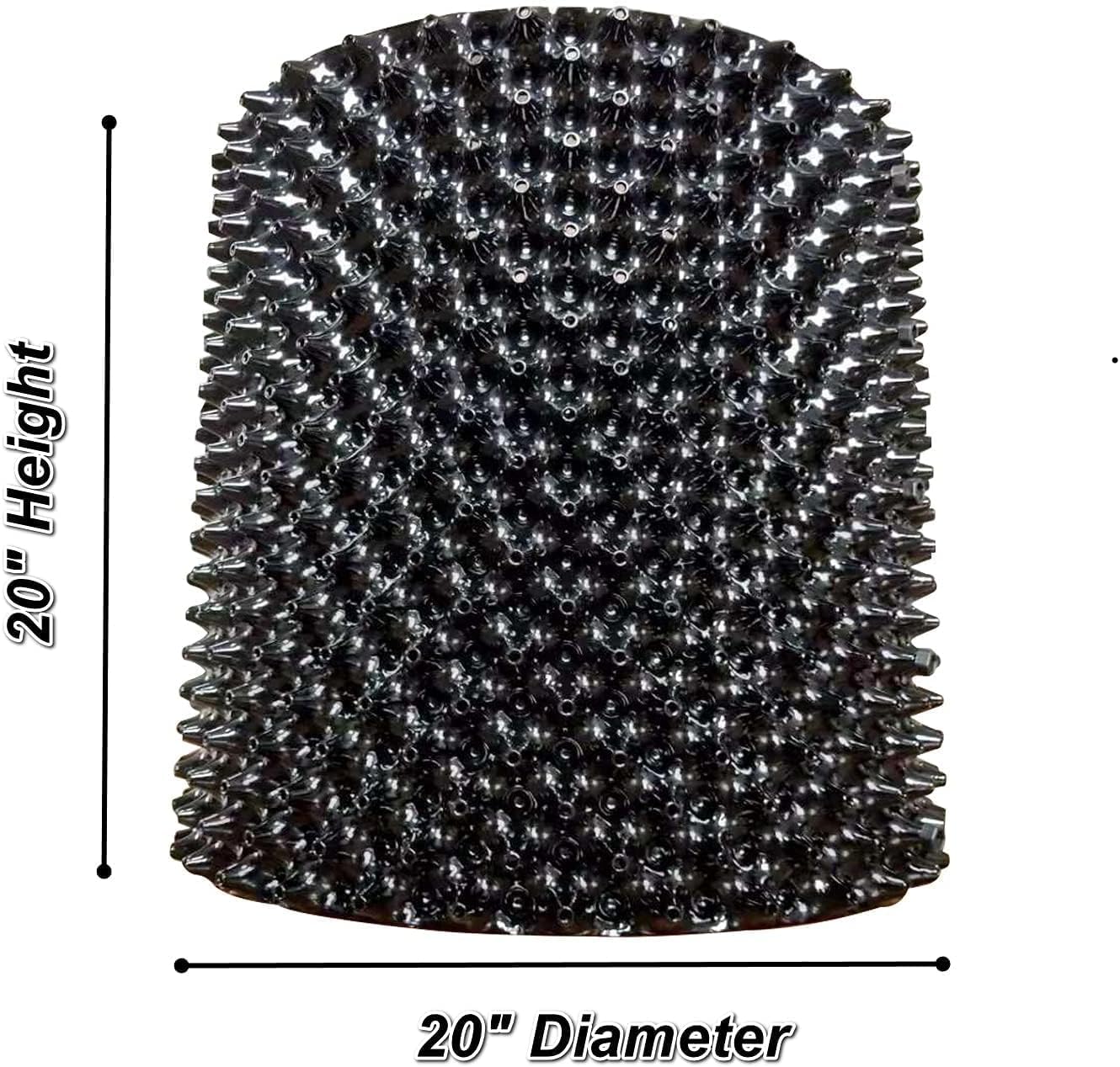 RooTrimmer base redonda desmontable que facilita drenaje y estabilidad de la maceta