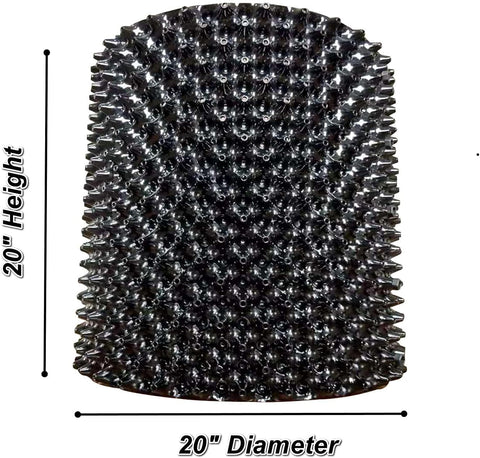 RooTrimmer base redonda desmontable que facilita drenaje y estabilidad de la maceta