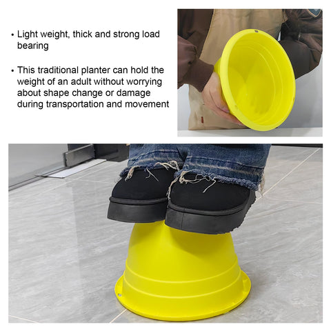 RooTrimmer maceta plantada en interior, muestra uso práctico