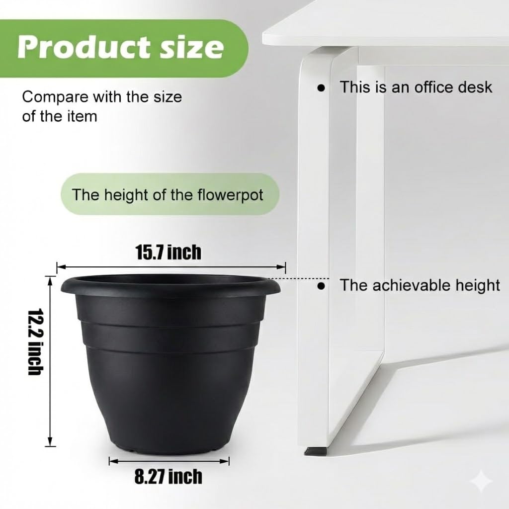 RooTrimmer detalle textura plástico resistente, durabilidad y ligereza