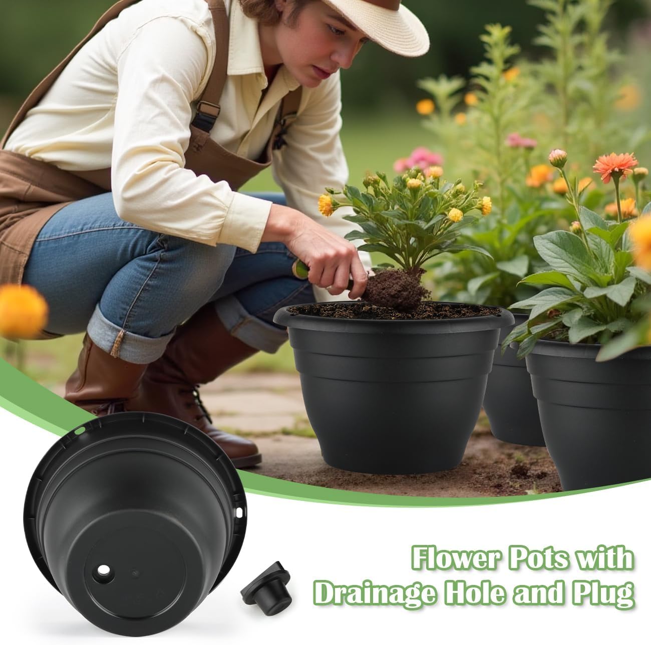 RooTrimmer primer plano del borde reforzado mostrando durabilidad