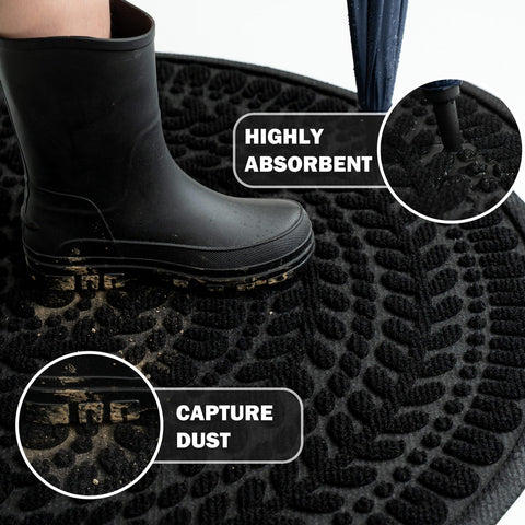 RORA detalle de fibras absorbentes que captura polvo y humedad eficazmente