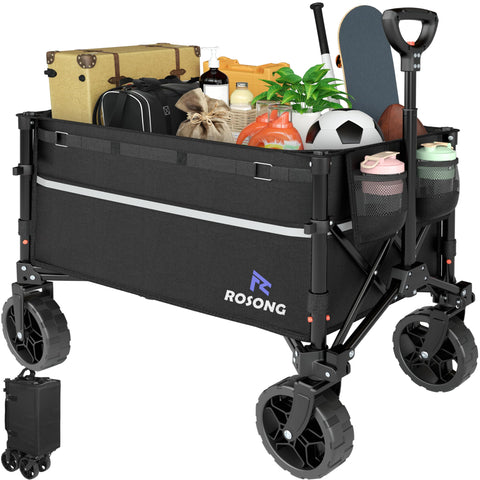 ROSONG vista frontal del wagon plegado mostrando diseño y capacidad