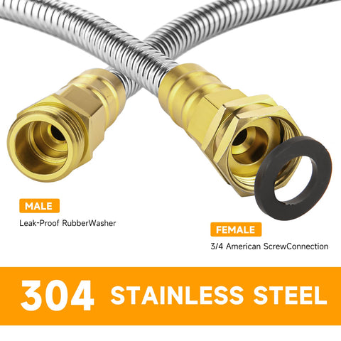 Rosy Earth detalle del acero inoxidable 304 que demuestra durabilidad contra abrasión