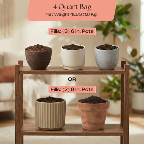 Rosy Soil bolsa resellable abierta, conserva mezcla entre usos