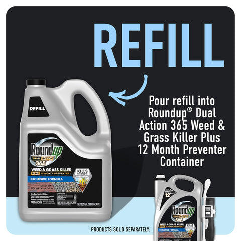 Roundup protegiendo grietas de entrada y evitando rebrote