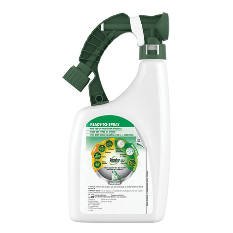 Roundup aplicador listo para roscar en manguera que facilita aplicación uniforme