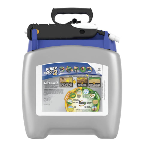 Roundup bomba rociadora Pump N Go 2 en primer plano para aplicación continua