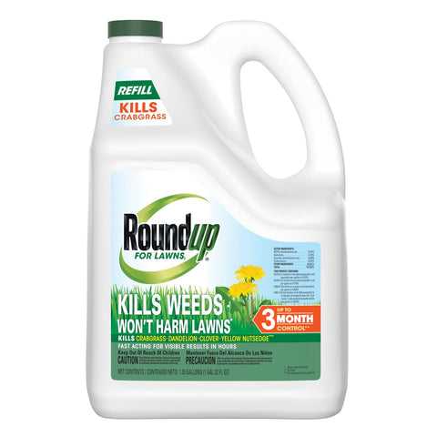 Roundup recarga frente del envase mostrando tamaño y uso práctico