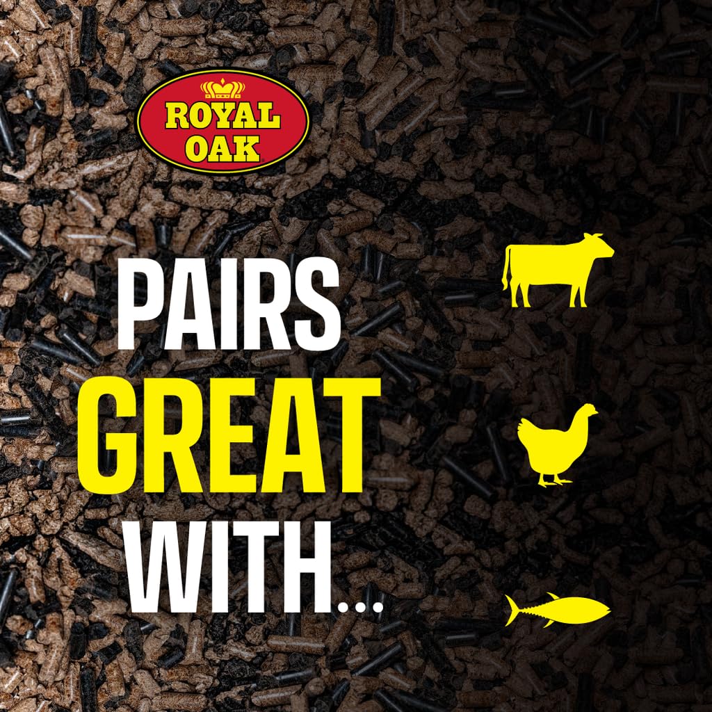 Royal Oak saco 30 lb junto a asador para escala y almacenamiento fácil