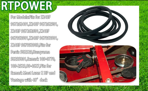 RTPOWER medición 147,5 in que garantiza ajuste correcto en deck 48"