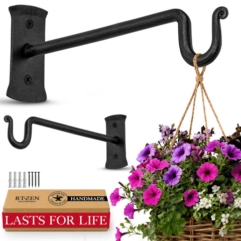 RTZEN ambiente exterior con plantas colgadas, aspecto decorativo resistente