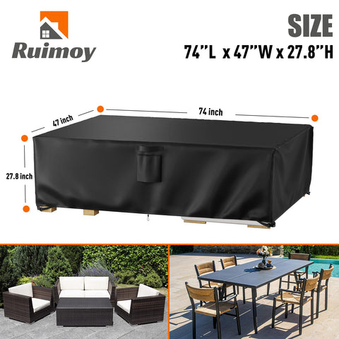 Ruimoy detalle de costuras selladas para impermeabilidad y durabilidad