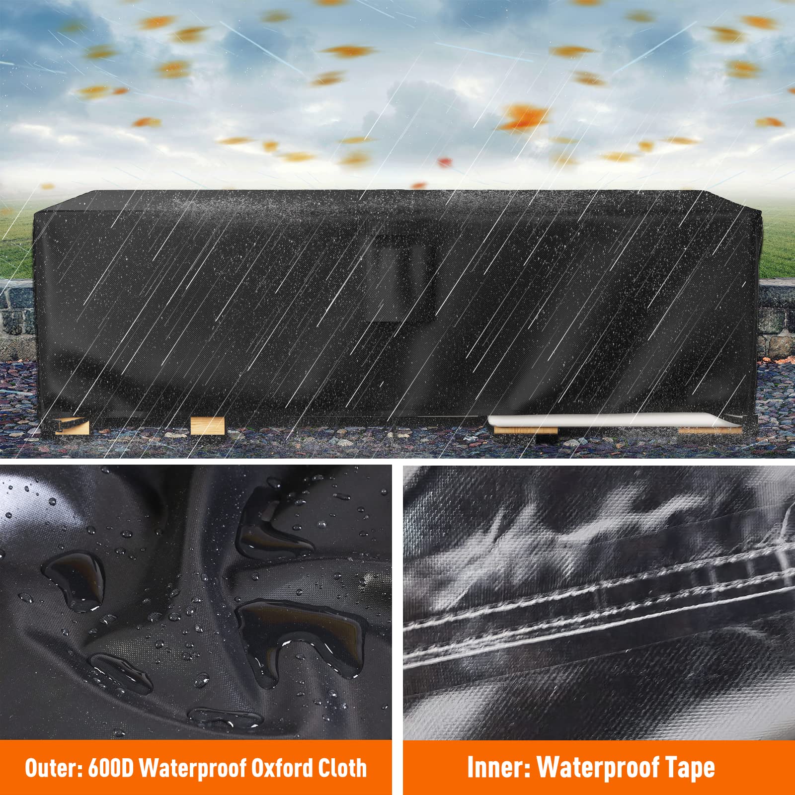 Ruimoy textura 600D resistente que protege contra rasgaduras