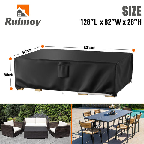 Ruimoy detalle del tejido 600D resistente, protección impermeable y duradera