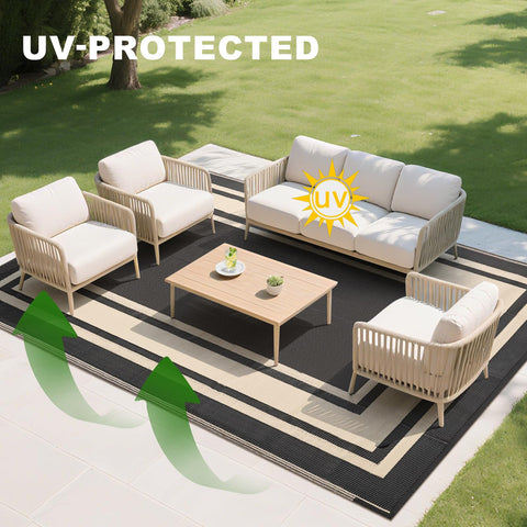 RURALITY alfombra usada en camping, ligera y fácil de transportar