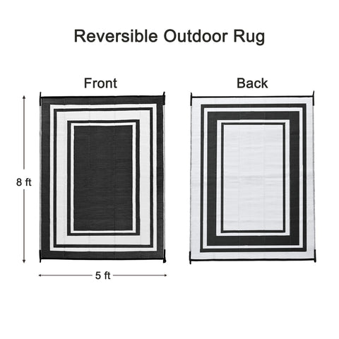 RURALITY alfombra desplegada en patio añadiendo protección y estilo