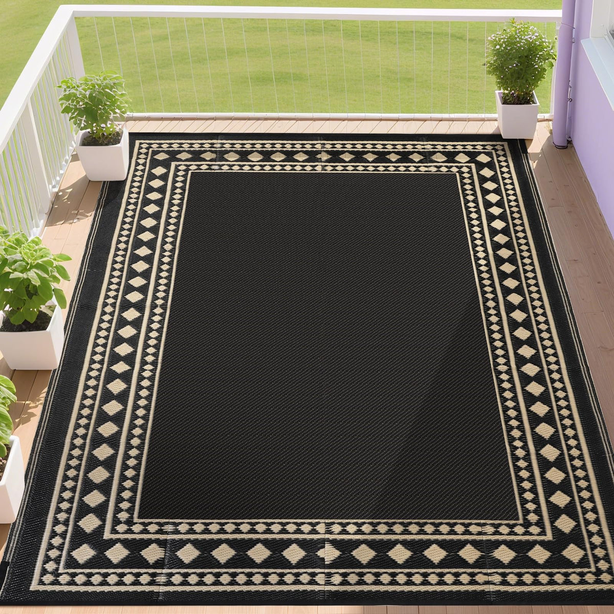 RURALITY vista frontal del empaque mostrando la alfombra resistente