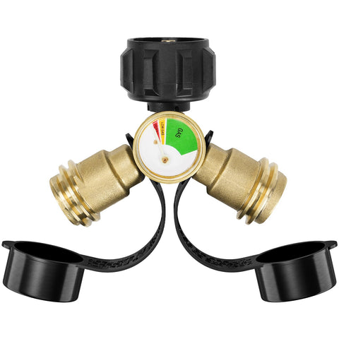 Rushare vista frontal del splitter mostrando conexiones y diseño duradero