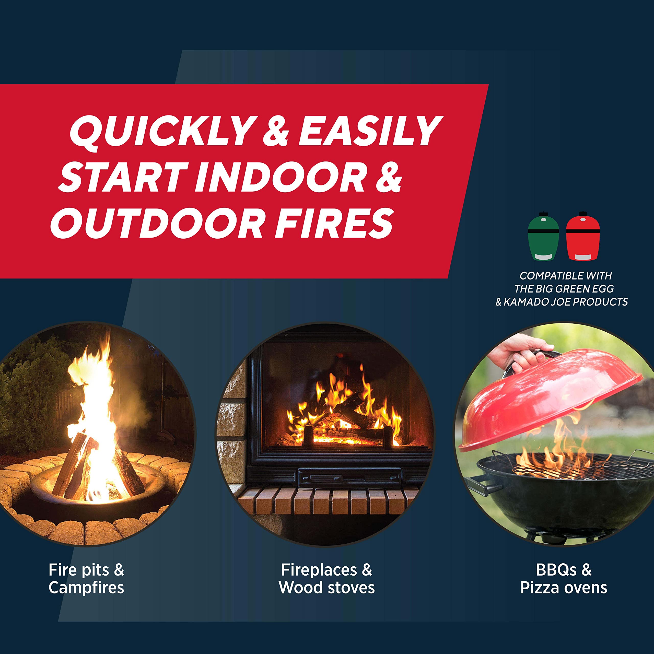 Rutland cubos encendiendo fogata de camping, ignición confiable en exteriores