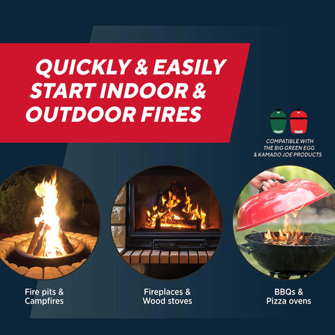 Rutland cubos encendiendo fogata de camping, ignición confiable en exteriores