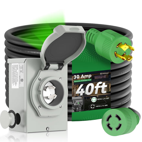 RVINGPRO kit frontal mostrando cable y caja para conexión segura