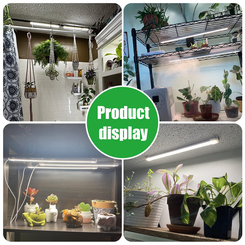RWNTAO ambiente de invernadero con plantas, luz espectro completo eficaz