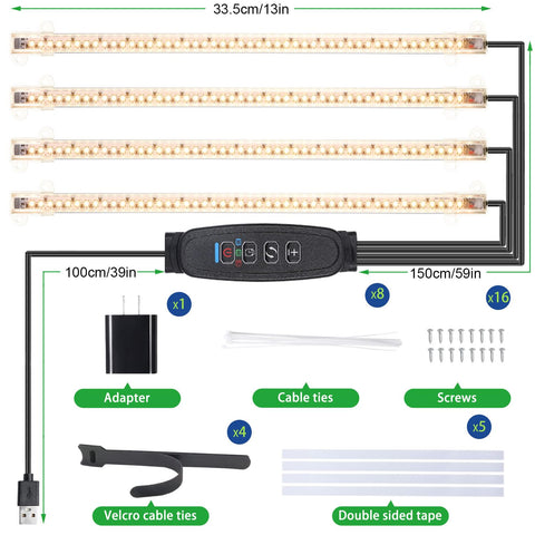 RWNTAO cable largo y accesorios incluidos para instalación flexible