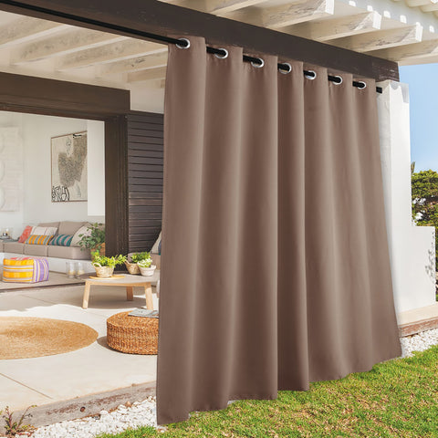 RYB HOME cortina exterior frontal mostrando cobertura y estilo