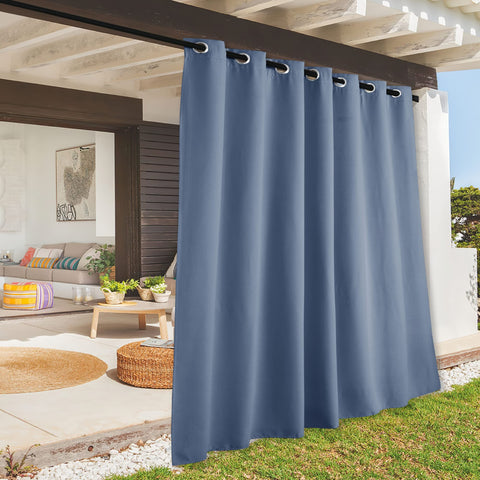 RYB HOME cortina exterior frontal mostrando privacidad y estilo