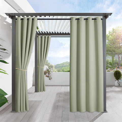 RYB HOME cortina exterior frontal mostrando cobertura y privacidad