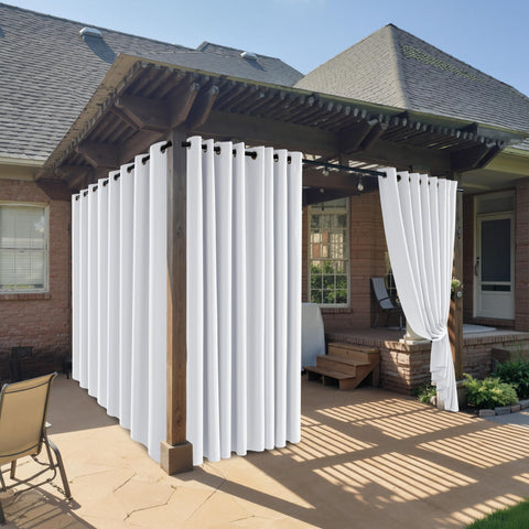 RYB HOME cortina frontal para patio que crea sombra y privacidad