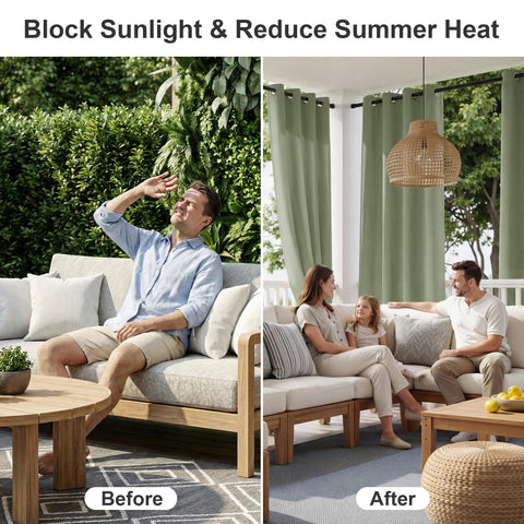RYB HOME primer plano del tejido 230GSM que demuestra bloqueo solar