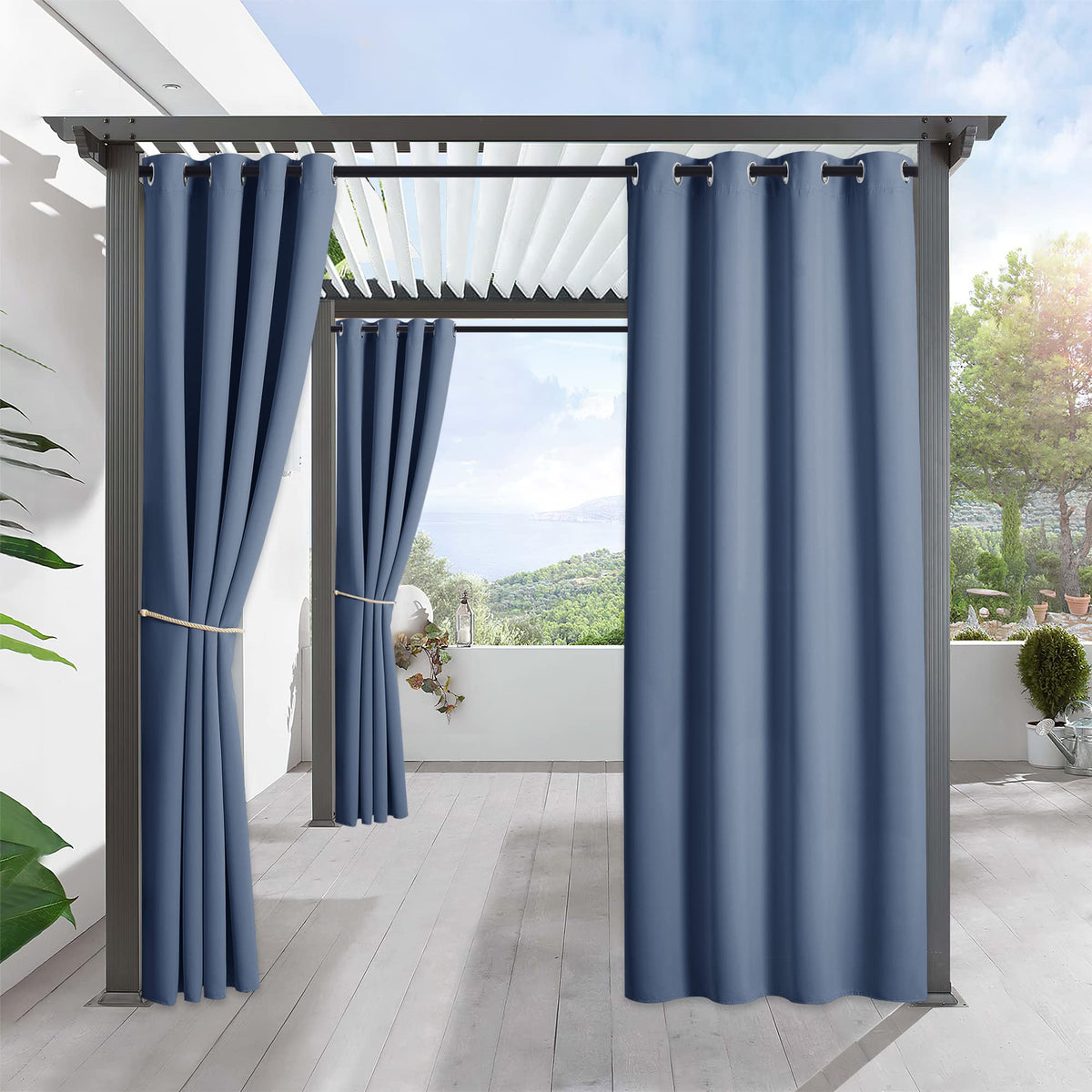 RYB HOME panel frontal exterior mostrando cobertura y privacidad