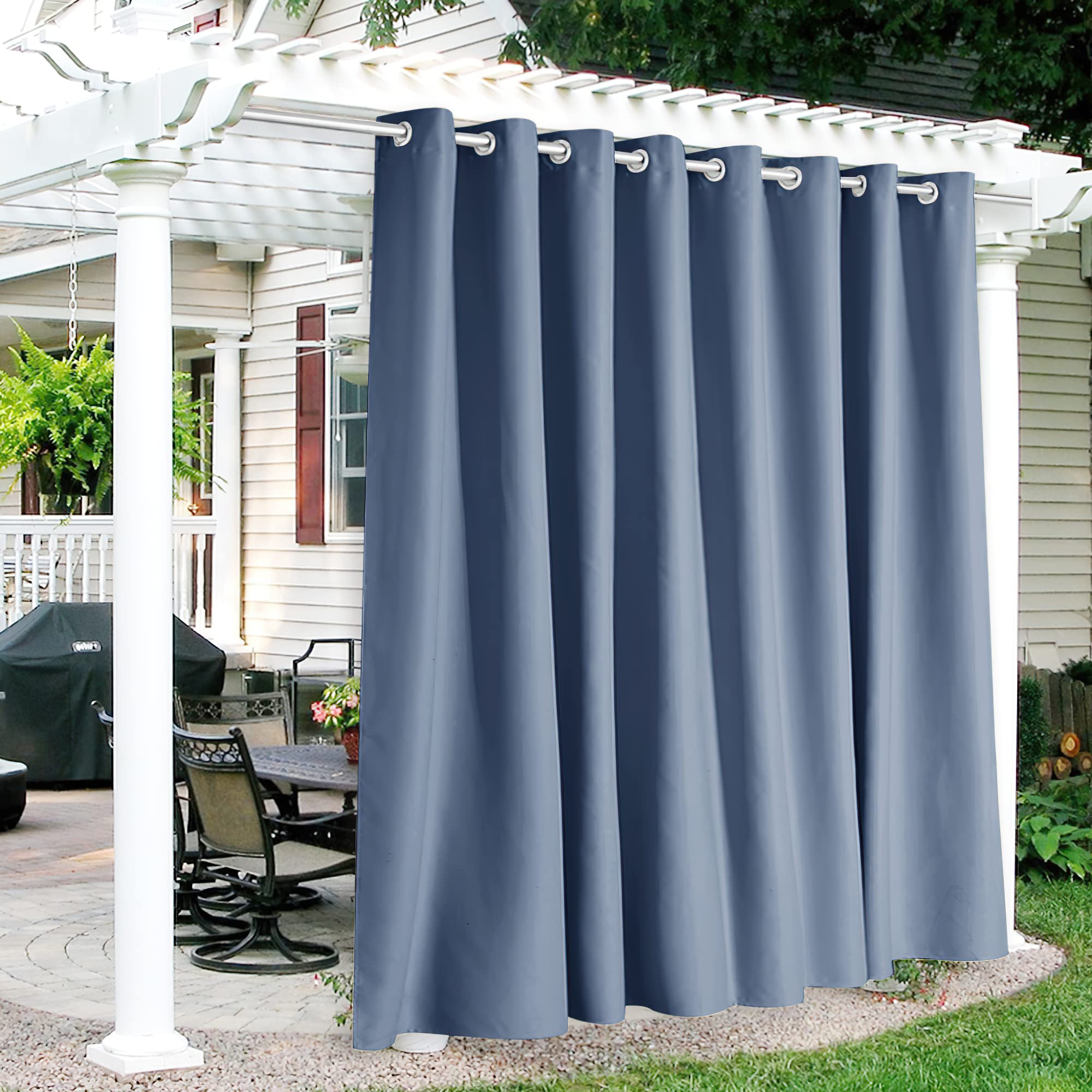 RYB HOME panel frontal en stone blue mostrando cobertura y estilo