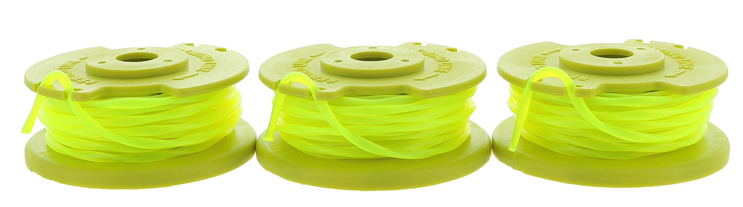 Ryobi detalle del hilo trenzado que mejora corte y durabilidad
