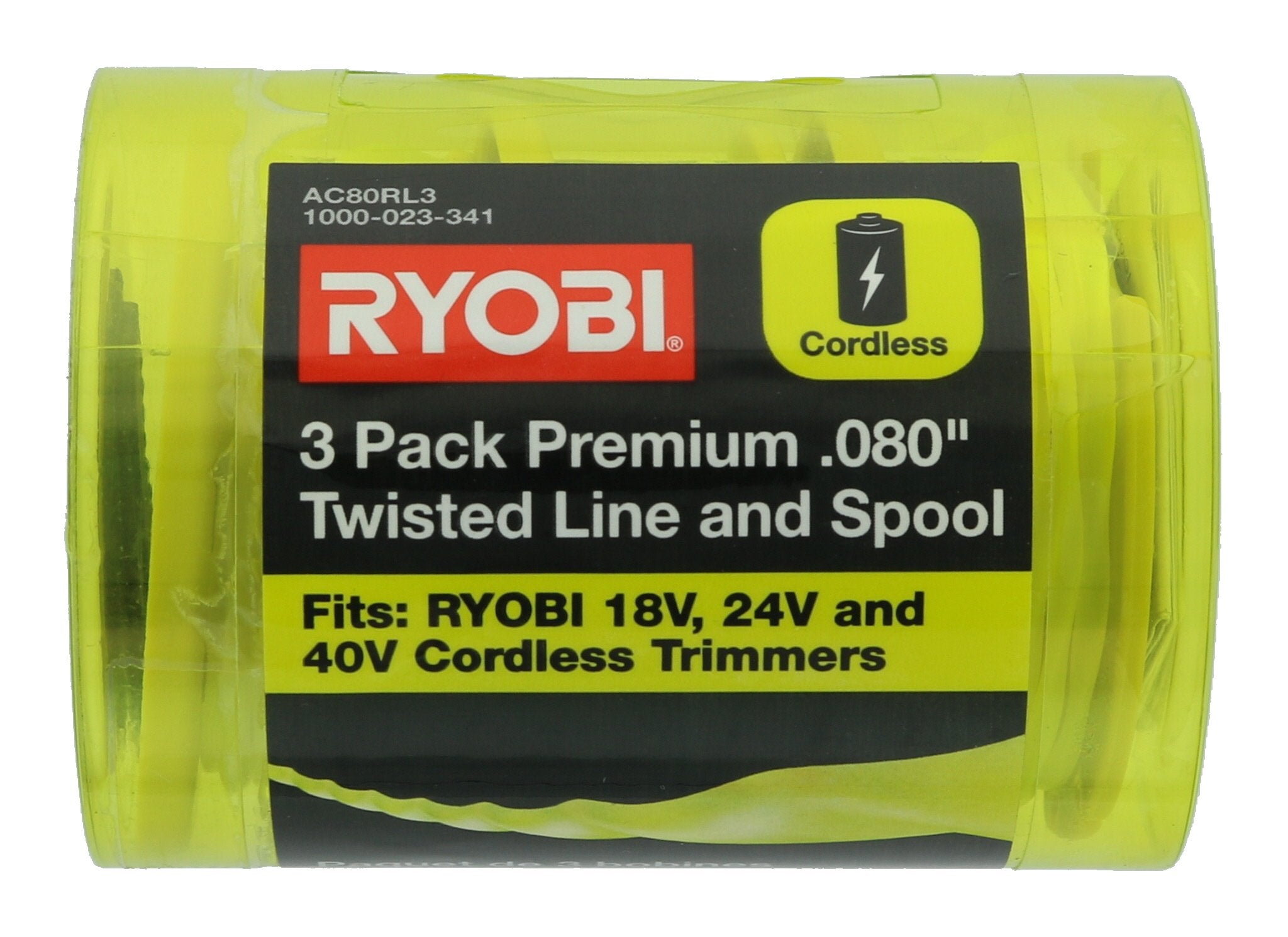 Ryobi etiqueta OEM AC80RL3 que asegura autenticidad y calidad