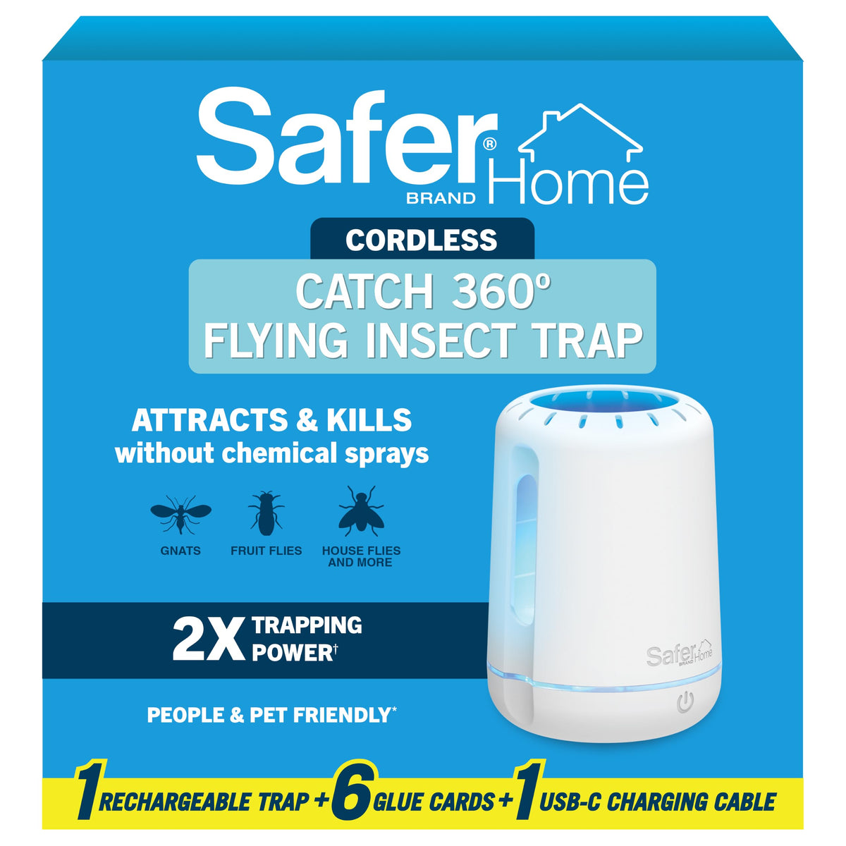 Safer Catch vista frontal mostrando el diseño compacto y discreto